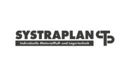 Systraplan Logo - individuelle Materialfluß- und Lagertechnik